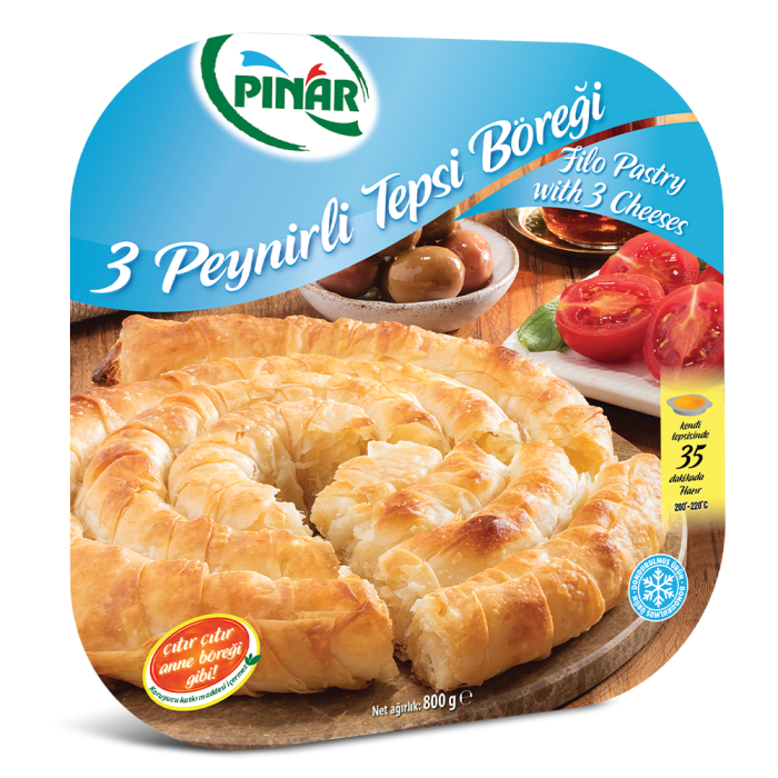 Pınar Borek Pie with Three Cheese 