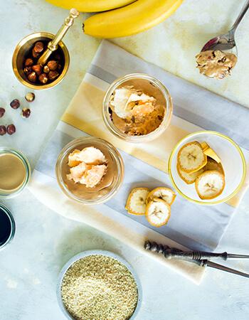 How to Make Tahini Dessert in a Jar <br> Making Desserts from Puff Pastry